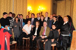 Foto di gruppo dei giornalisti dell'ANSI - Torino - 19 febbraio 2010 -  © Photo Silvia Berruto  