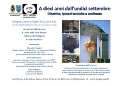 Dubbi e certezze sull'11 Settembre: un dibattito di altissimo livello a Bologna