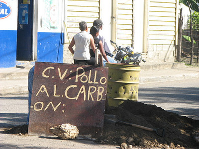 C.V. Pollo al carbon - Si vende pollo al carbone