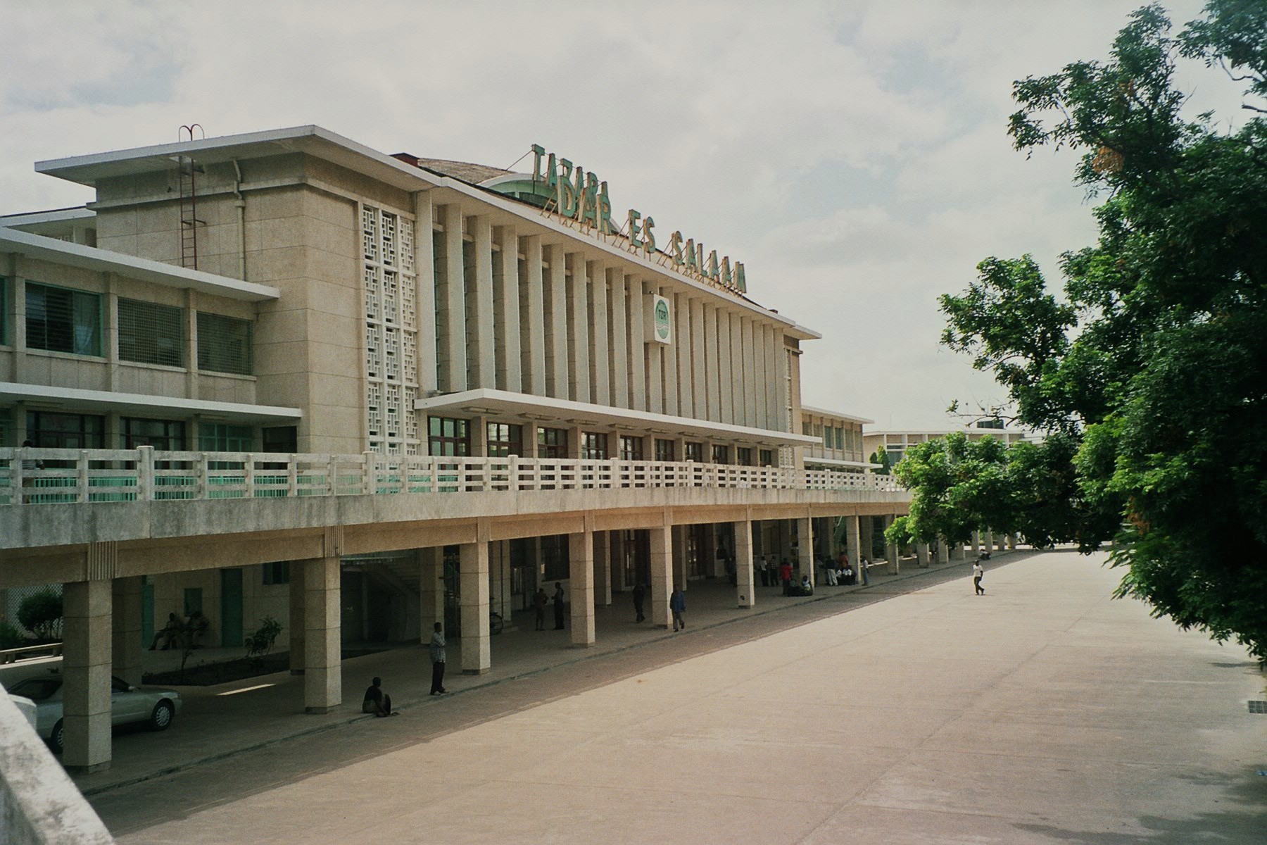 La stazione della Tazara Railwails a Dar-es-Salaam