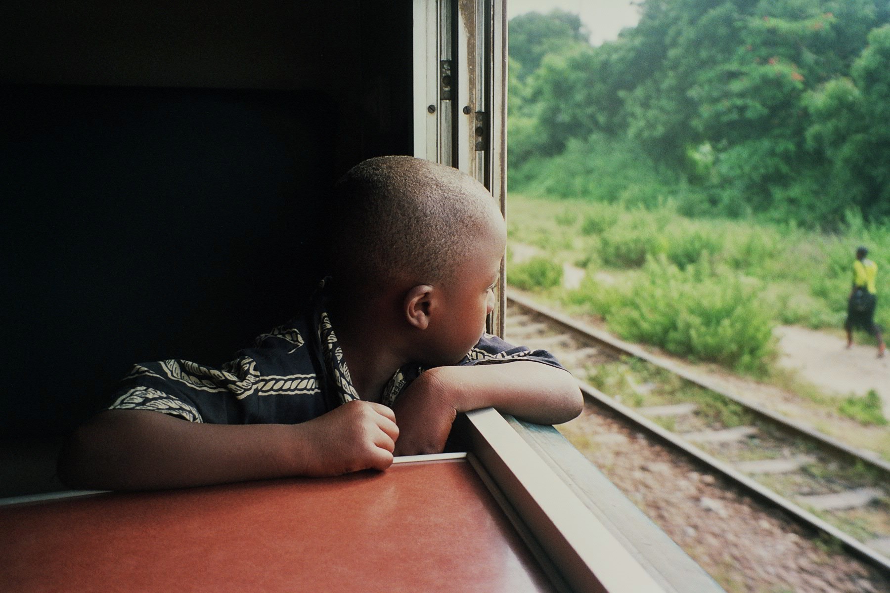 Il mio giovane compagno di viaggio sul treno della Tazara Railways