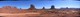 Viaggio negli Usa - ottobre 2008. La vista maestosa della Monument Valley.
