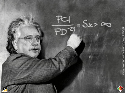 da Artefatti: “La scissione tende all’infinito laddove si guardi a sinistra, ove tutto è, notoriamente, relativo” (Walterstein).