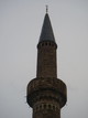 Prizren, Kossovo. Il famoso minareto con la stella di Davide che si erge solitario al centro della cittadina.