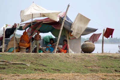 Chalna, Bangladesh. Sistemazione precaria. Foto di Daniele Bagnaresi