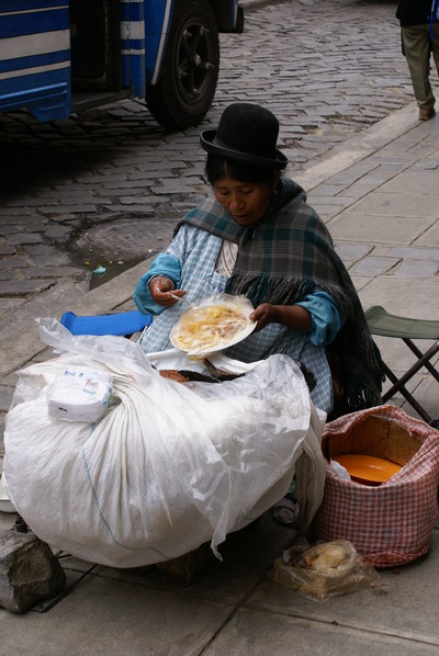 Chi pranza con me? La Paz, Bolivia, 2010. 